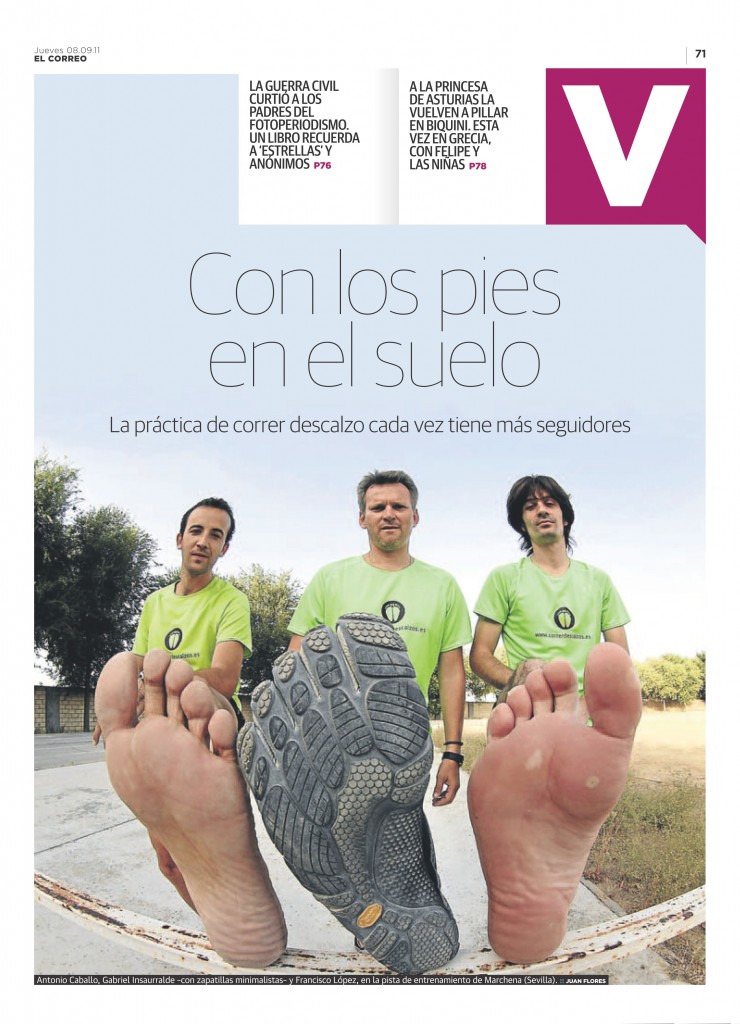 Correr descalzo: Con los pies en el suelo 1