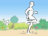Correr descalzo minimalista