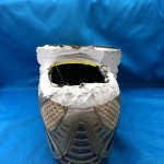 Suela exterior más ancha que la horma