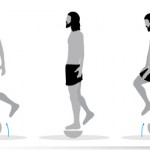 Ejercicio 1 una sola pierna plataforma inestable correr descalzo minimalista