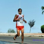 correr con Huaraches Pies Sucios Media maraton