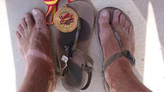 Correr sandalias Nunches Ruta de la Fortaleza