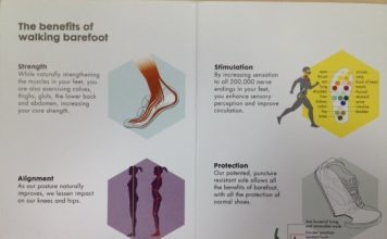 Los beneficios de andar descalzos