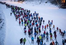 corredores minimalistas en Ternua Snowrunning Sierra Nevada