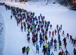 corredores minimalistas en Ternua Snowrunning Sierra Nevada