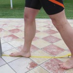 Medir la dorsiflexion tobillo